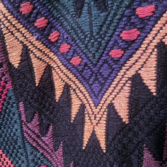 Handmade Aztek Jacket from Mexico - Picture 2 of 5